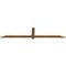 Ekena Millwork Eugene Smooth Timber Gable Bracket, Western Red Cedar, 84"W x 17"H x 1 1/2"D x 3 1/2"F, 5/12 Pitch GBW084X17X0204EUG00SWR - alternate 3